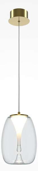Maytoni Závěsné LED svítidlo SPLASH, 7W, Ø 20 cm, CRI80 Barva: Transparetní