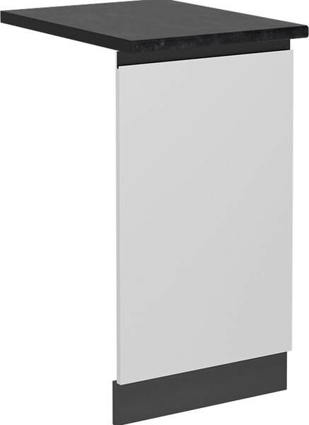 Čelní panel myčky Vicco R-Line Bílá 45 cm , PD Antracit, Model 55112
