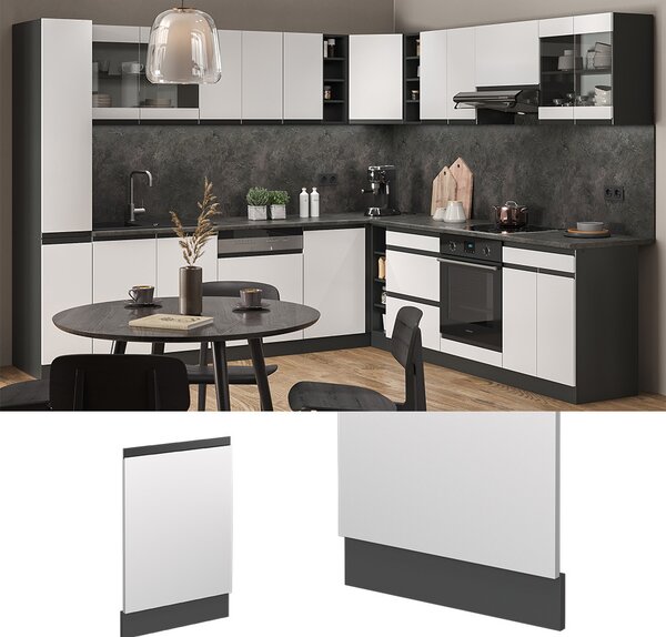 Čelní panel myčky Vicco R-Line Bílá 45 cm bez pracovní desky, Model 54616