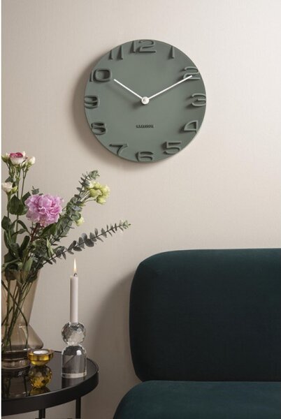 Designové nástěnné hodiny 5311GR Karlsson 42cm