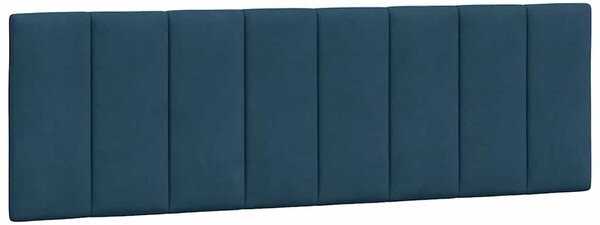 Rám postele bez matrace Hanko modrý 160 x 200 cm samet 3207859