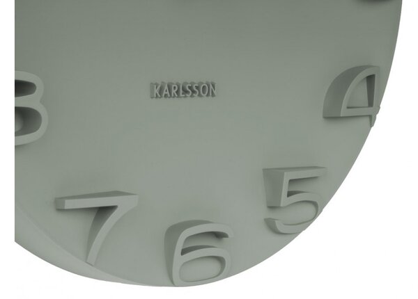Designové nástěnné hodiny 5311GR Karlsson 42cm