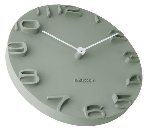 Designové nástěnné hodiny 5311GR Karlsson 42cm