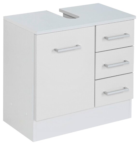 SKŘÍŇKA POD UMYVADLO, bílá, bílá, 60/54/35 cm Held - Koupelnové série, Online Only