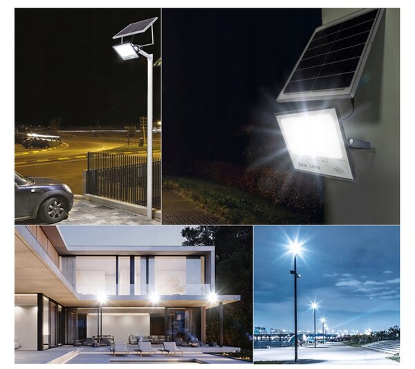 BERGE Solární LED svítidlo DAKAR - 50W - PIR