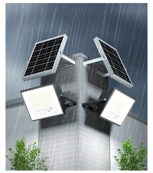 BERGE Solární LED svítidlo DAKAR - 50W - PIR