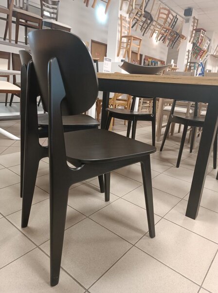 Stima Židle BUNNY černě lakovaná Odstín: Černá