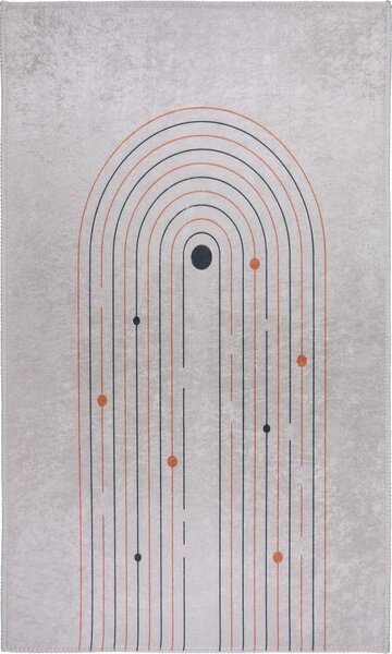Krémový pratelný koberec 50x80 cm – Vitaus