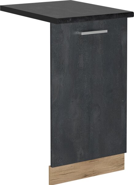 Čelní panel myčky Vicco R-Line Černý beton 45 cm , PD Antracit, Model 55094