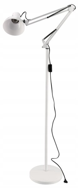 BERGE LED stojací lampa 1xE27 185cm bílá