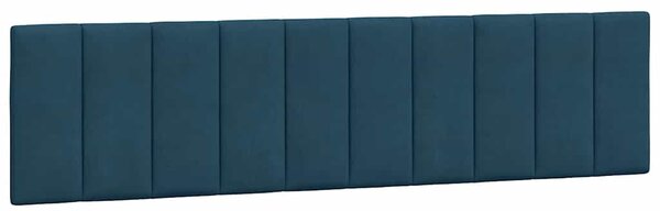 Rám postele bez matrace modrý 90 x 190 cm samet 3207897