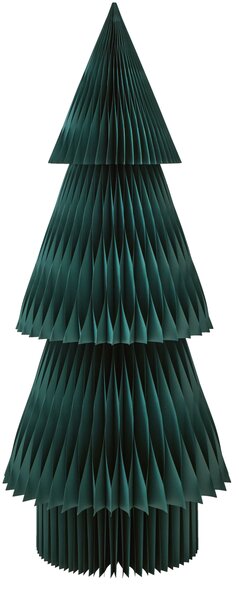 Vánoční stromek z voštinového papíru, 180 cm (zelená) (100413676002)