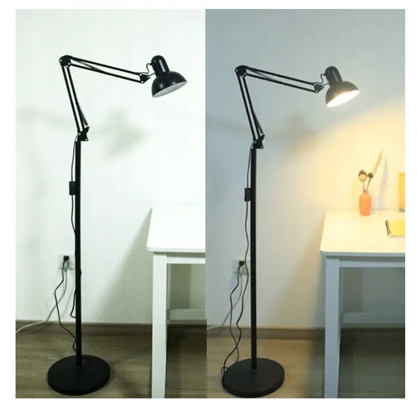 BERGE LED stojací lampa E27 185cm - BERLIN