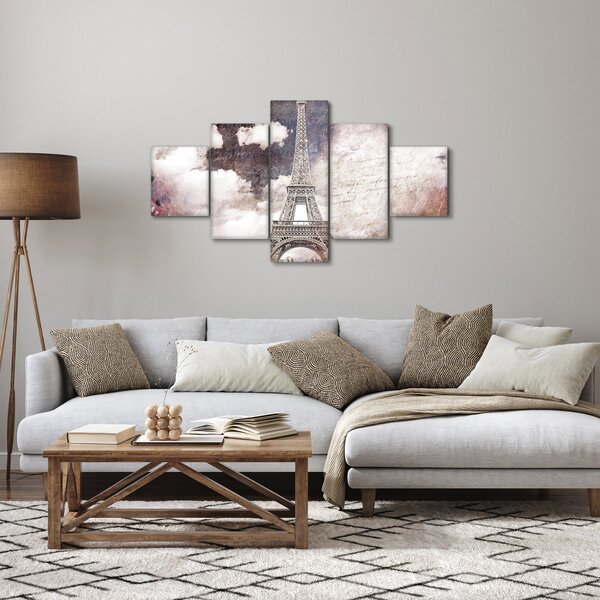 Obraz - Eiffelova věž, Paříž, Francie (125x70 cm)