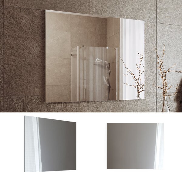 Koupelnové zrcadlo Vicco Viola Bílá 80 x 65 cm, Model 38799