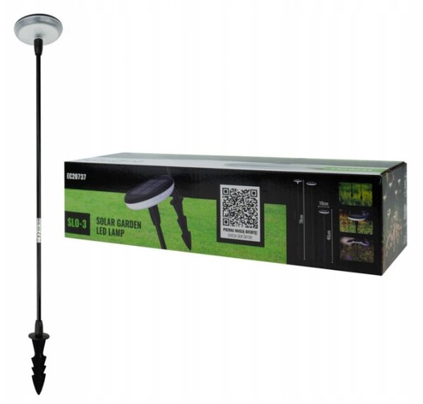 ECOLIGHT Solární LED zahradní svítidlo IP65 s čidlem soumraku