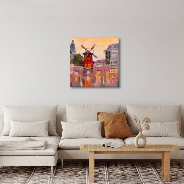 Obraz - Moulin rouge, Paříž, Francie (30x30 cm)