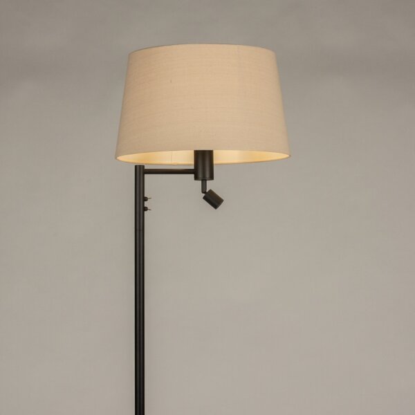 Stojací designová béžová lampa La Scale Crema Nuo and Black (LMD)