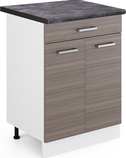 Spodní skříňka kuchyňské linky Vicco R-Line Ušlechtilá šedá 60 cm se zásuvkou, PD Antracit, Model 45436