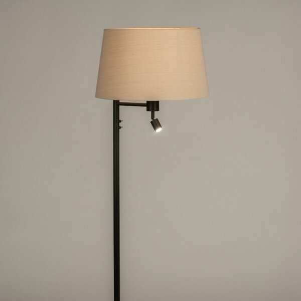 Stojací designová béžová lampa La Scale Crema Nuo and Black (LMD)
