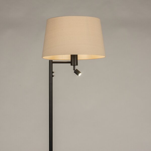Stojací designová béžová lampa La Scale Crema Nuo and Black (LMD)