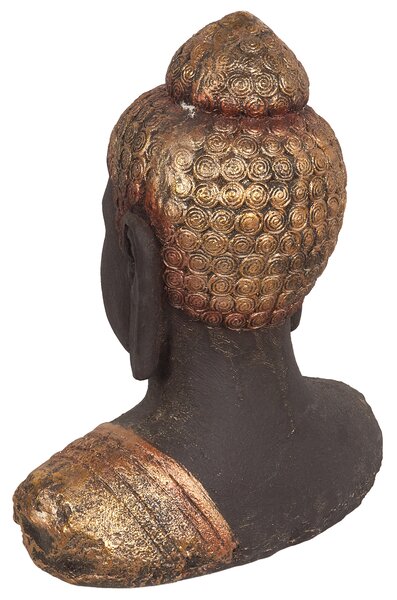 Dekorativní figurka Buddha CARUM Keramika Černá