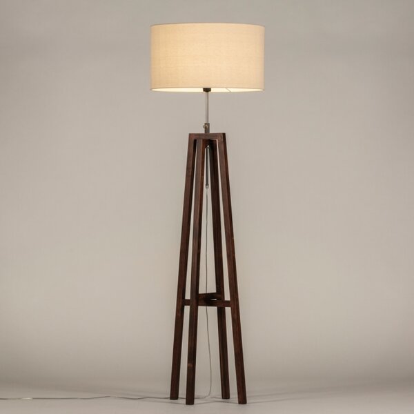 Stojací designová lampa Paola Crema Maison and Dark Wood (LMD)
