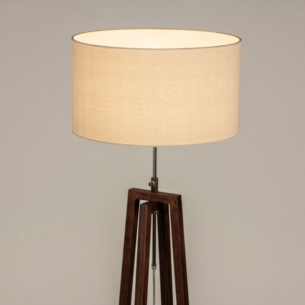 Stojací designová lampa Paola Crema Maison and Dark Wood (LMD)