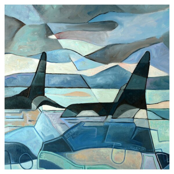 Obraz - Kosatky (30x30 cm)