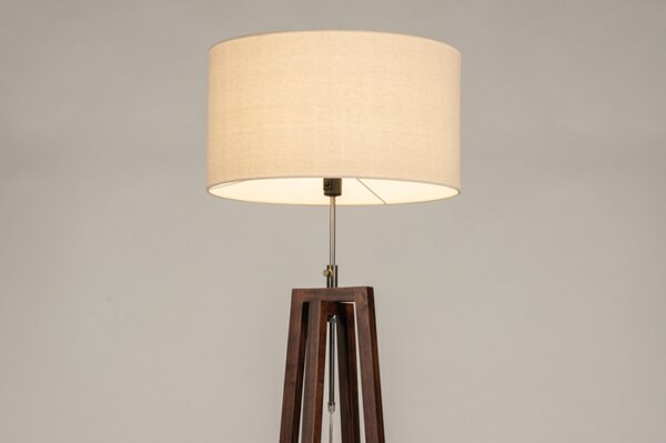 Stojací designová lampa Paola Crema Maison and Dark Wood (LMD)