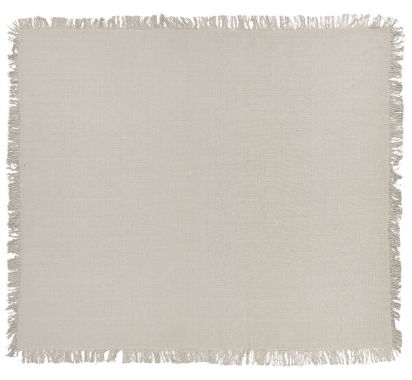 Přikrývka na postel YERBENT Bavlna 200 x 220 cm Světle šedá