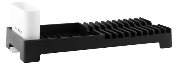 Černý odkapávač na nádobí Vialli Design Livio Duo