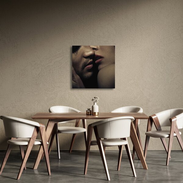 Obraz - Polibek (30x30 cm)