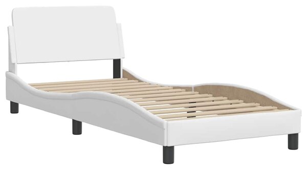 Postel s matrací Dover bílá 80 x 200 cm umělá kůže 3208298