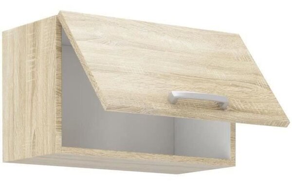Skříň s výklopnými dveřmi - Imitace dub Sonoma - D 60 x 31,6 x V 36 cm - LASSEN