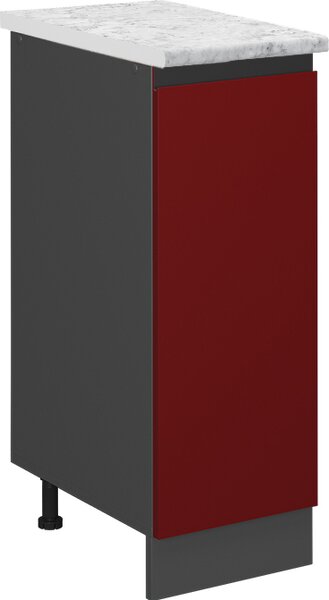 Lékárničková skříňka Vicco R-Line Červená 30 cm PD Mramor, Model 45878