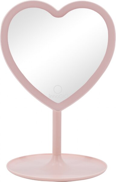 Kosmetické zrcátko GIOperfect Pink Heart