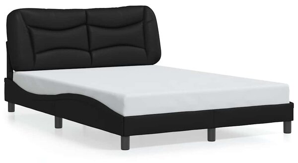 Rám postele bez matrace Hvar černý 120 x 200 cm umělá kůže 3207988