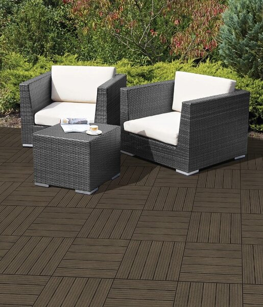 Multyhome Cosmopolitan 30 x 30 cm hnědá 1 ks 4016.91.00