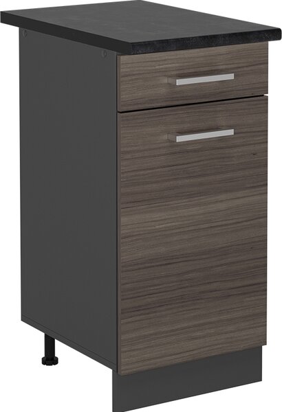 Spodní skříňka kuchyňské linky Vicco R-Line Ušlechtilá šedá 40 cm , PD Antracit, Model 53955