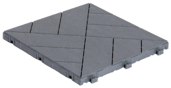 Multy home Gumová dlaždice ARISTA 30 x 30 cm, šedá MHEU5100543, 1 ks 4016.91.00