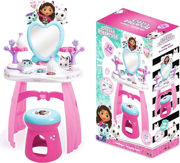 Smoby Gabi Cat House: toaletní stolek s taburetem 320255