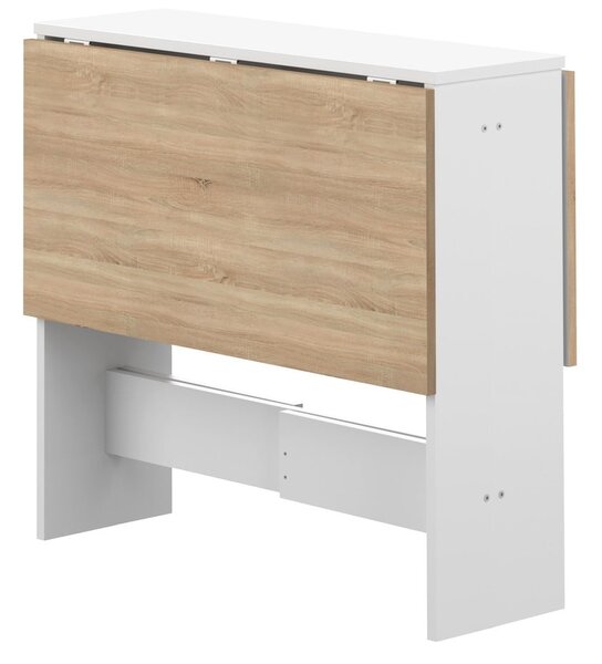 Rozkládací jídelní stůl s deskou v dekoru dubu 76x28 cm Papillon – TemaHome