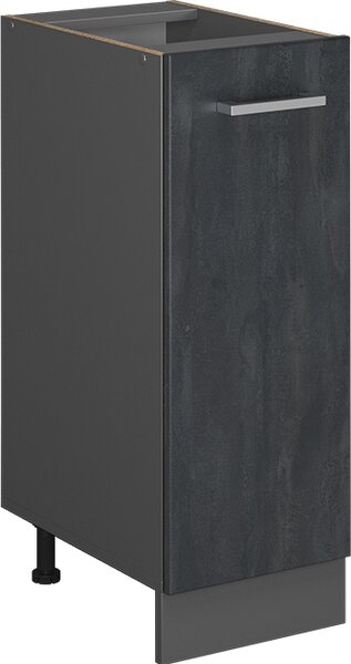 Lékárničková skříňka Vicco R-Line Černý beton 30 cm bez pracovní desky, Model 47609