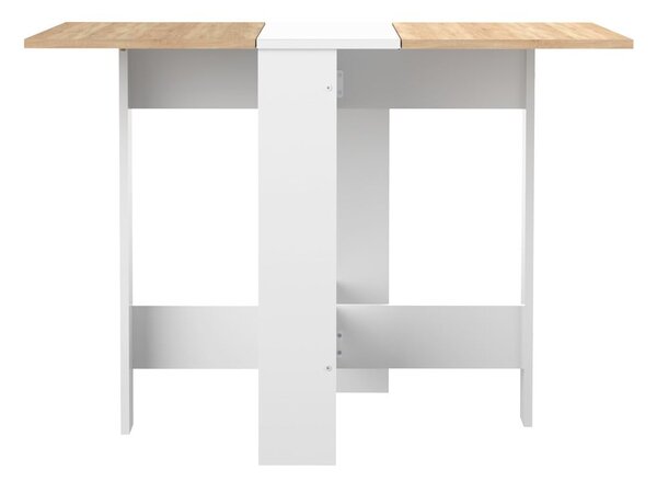 Rozkládací jídelní stůl s deskou v dekoru dubu 76x28 cm Papillon – TemaHome