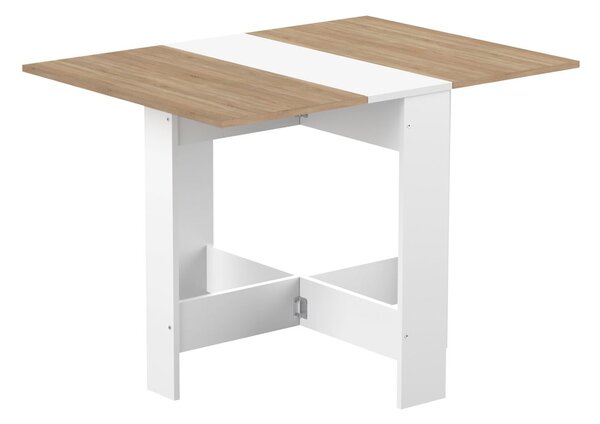 Rozkládací jídelní stůl s deskou v dekoru dubu 76x28 cm Papillon – TemaHome