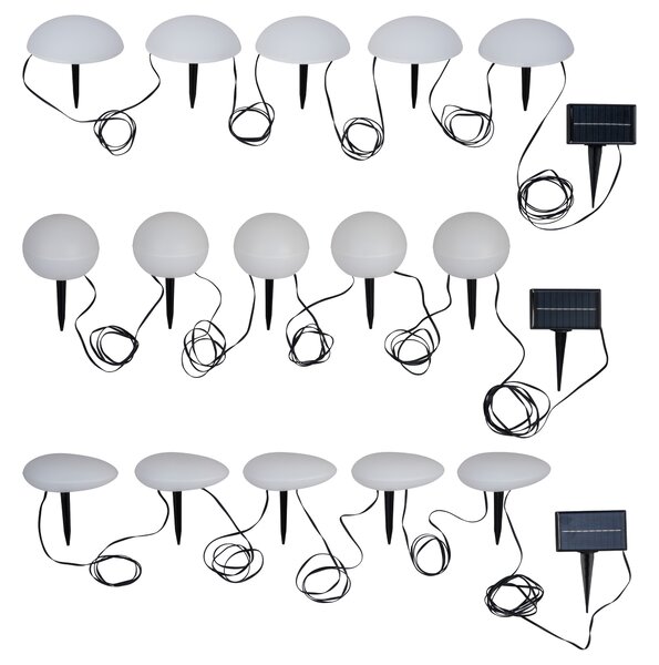 Livarno home Solární světelný LED řetěz, 5 LED (100389069)