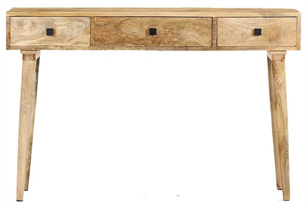 Konzolový stolek 115 x 35 x 76 cm masivní mangovníkové dřevo 320803