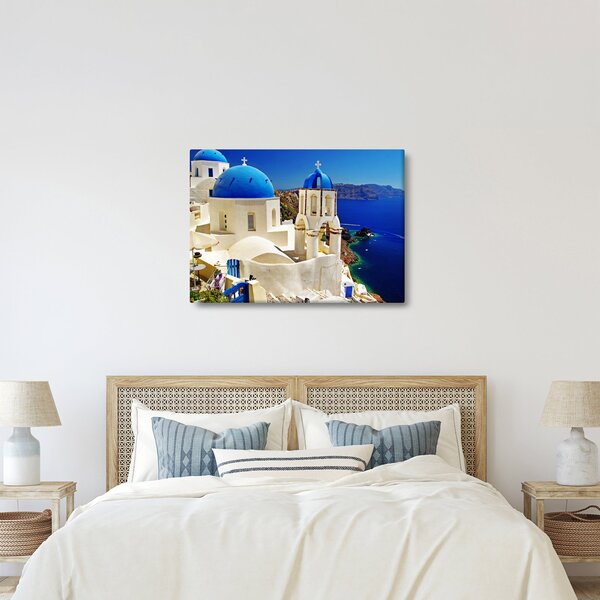Obraz - Santorini, Řecko (70x50 cm)