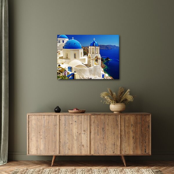 Obraz - Santorini, Řecko (70x50 cm)